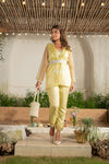 Olive organza set -old
