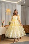 Sunshine embroider flowy net dress -old