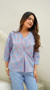 Light blue cotton co-ord set -old