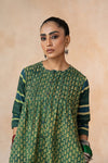 Haritika – Forest Green Bagru Hand Block Printed Kurta Set with Flared Pants